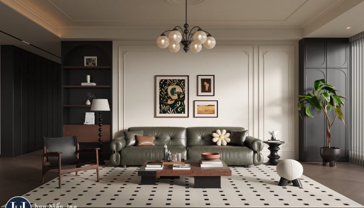 20095. 3ds Max Living Room Interior Model Download (1)