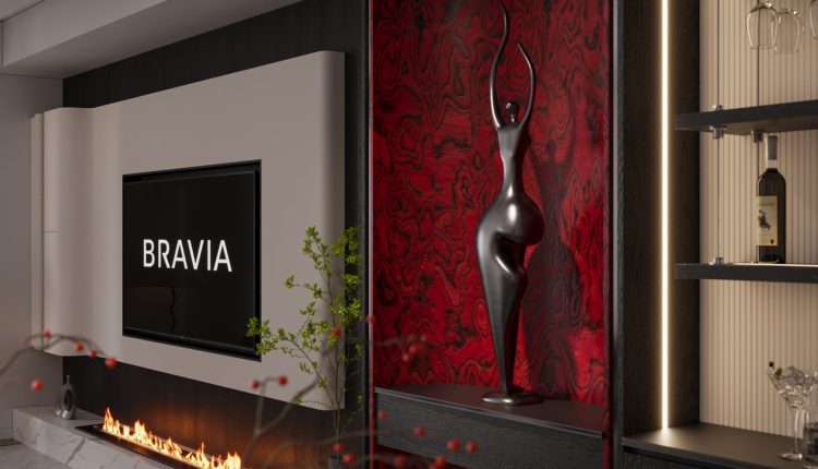20107. 3ds Max Living Room – Kitchen Interior Model Download (8)