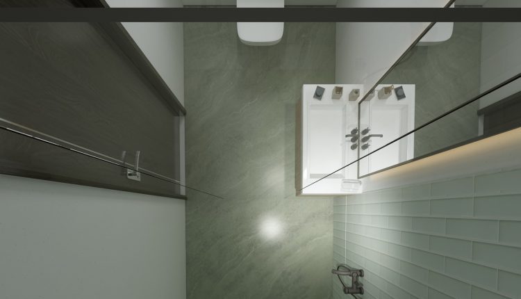 20108. Download Free 3ds Max Bathroom Interior Model (2)