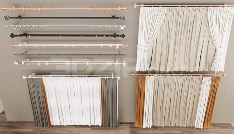 20111. Free 3ds Max Curtains Model Download (2)
