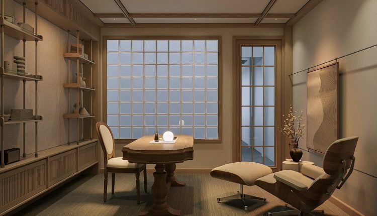 13792. 3ds Max Workroom Interior Model Download By Dang Ba Quyet (1)