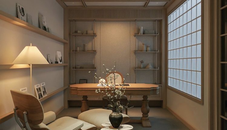13792. 3ds Max Workroom Interior Model Download By Dang Ba Quyet (6)