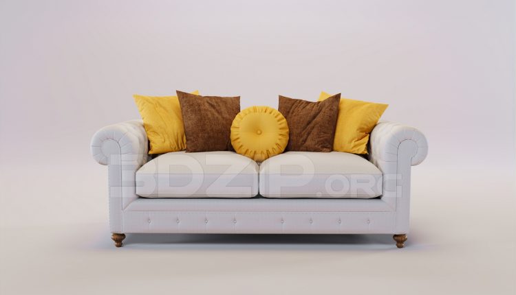 16495. Free 3ds Max Sofa Model Download (1)