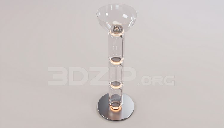 16502. Free 3ds Max Floor Lamp Model Download (2)