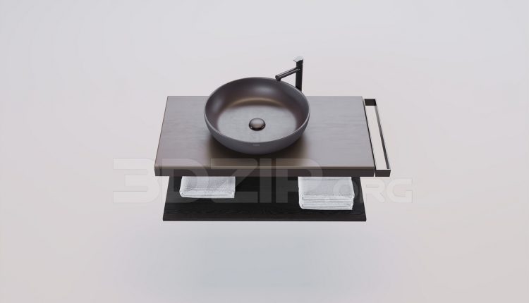 16506. Free 3ds Max Lavabo Model Download (1)