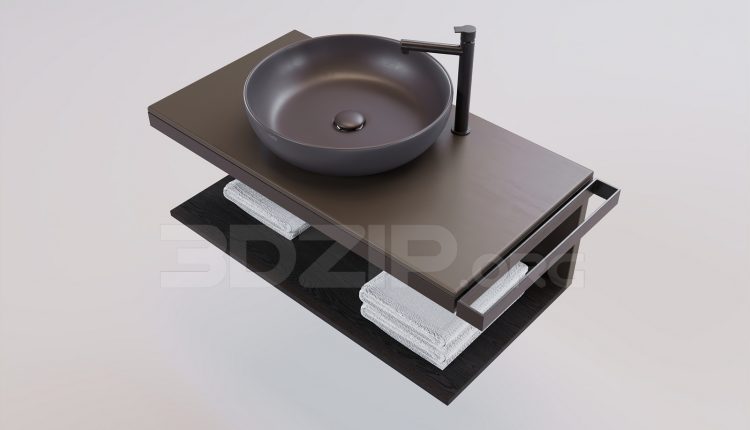 16506. Free 3ds Max Lavabo Model Download (2)
