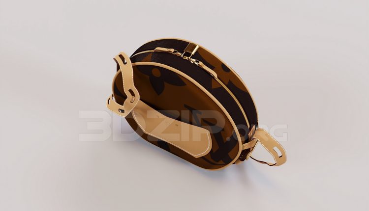 16532. Free 3ds Max Hand Bag Model Download (2)