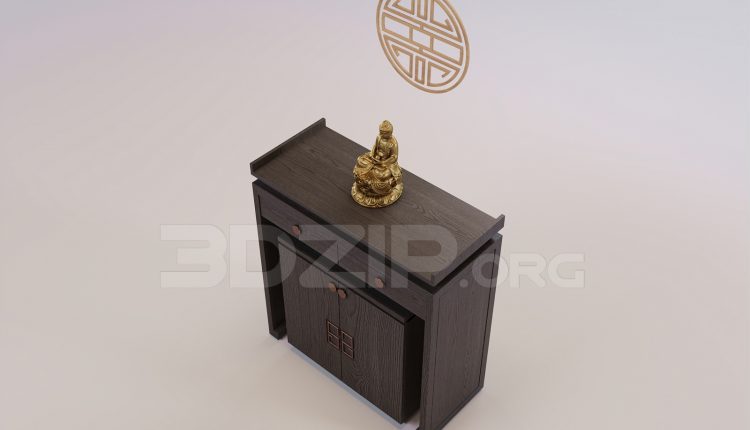 16546. Free 3ds Max Altar Model Download (1)