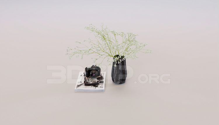 16547. Free 3ds Max Decorative Set Model Download (2)