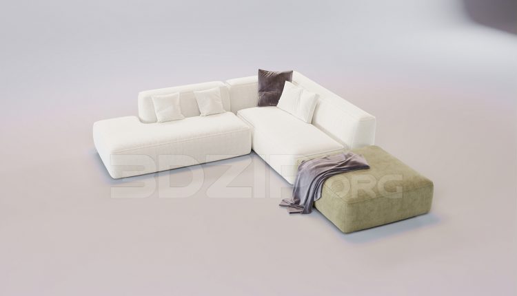 16550. Free 3ds Max Sofa Model Download (2)