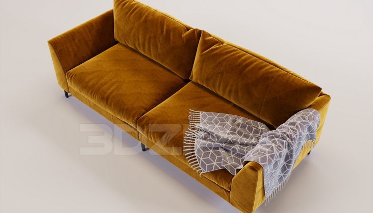 16583. Free 3ds Max Sofa Model Download (1)
