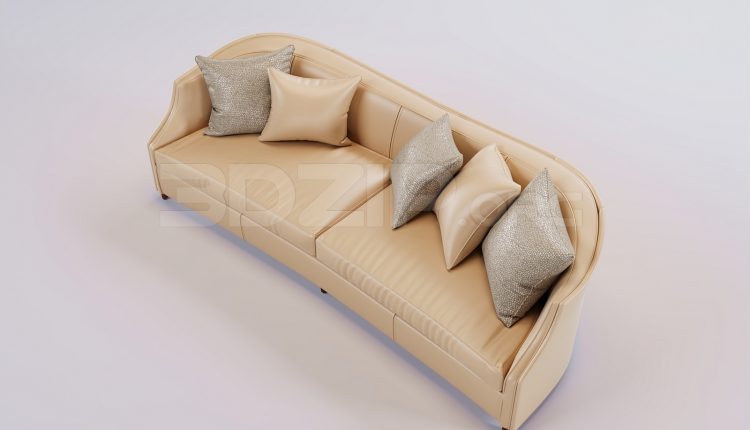 16598. Free 3ds Max Sofa Model Download (2)