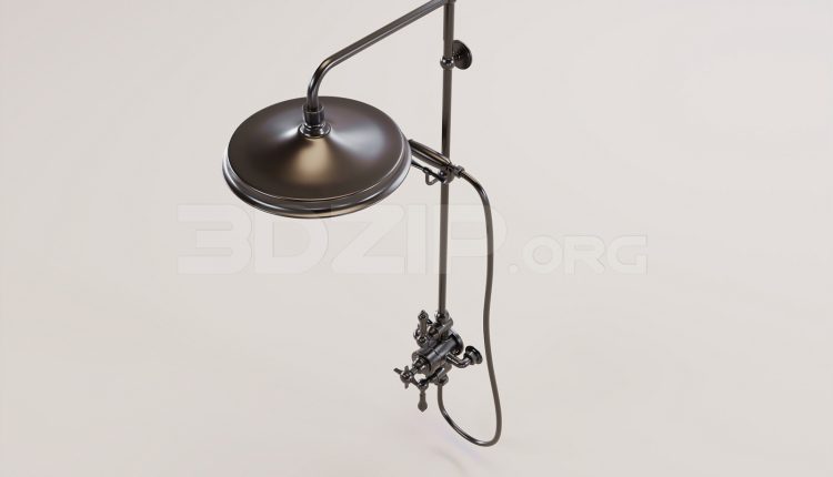 16605. Free 3ds Max Shower Model Download (1)