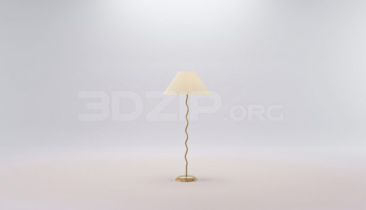 16618. Free 3ds Max Floor Lamp Model Download (2)