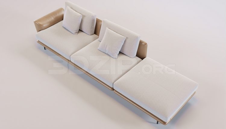 16630. Free 3ds Max Sofa Model Download (1)