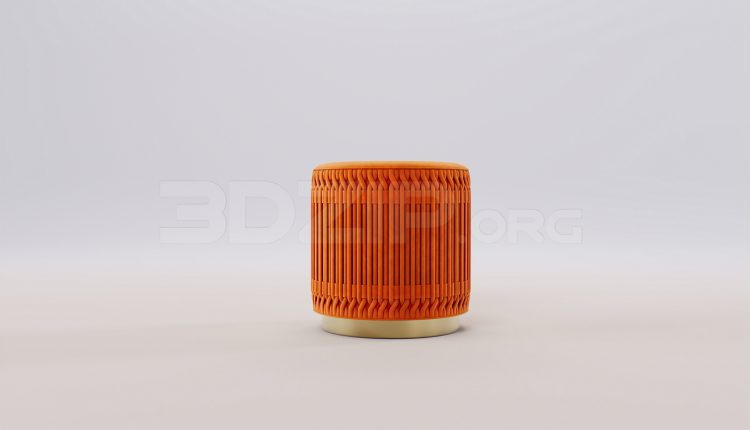 16635. Free 3ds Max Stool Model Download (2)