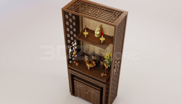 16667. Free 3ds Max Altar Model Download (1)