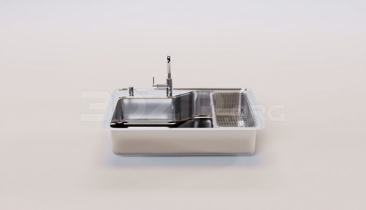 16717. Free 3ds Max Sink Model Download (2)