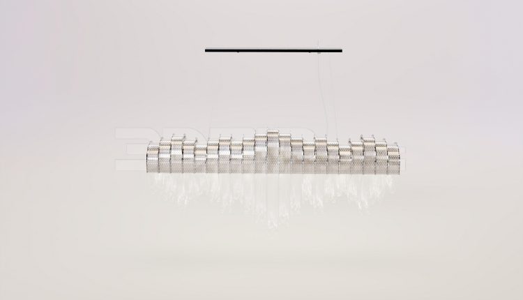16744. Free 3ds Max Ceiling Light Model Download (1)