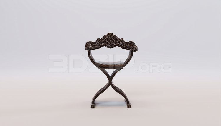 16750. Free 3ds Max Armchair Model Download (2)