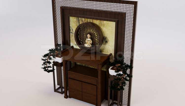 16765. Free 3ds Max Altar Model Download (1)