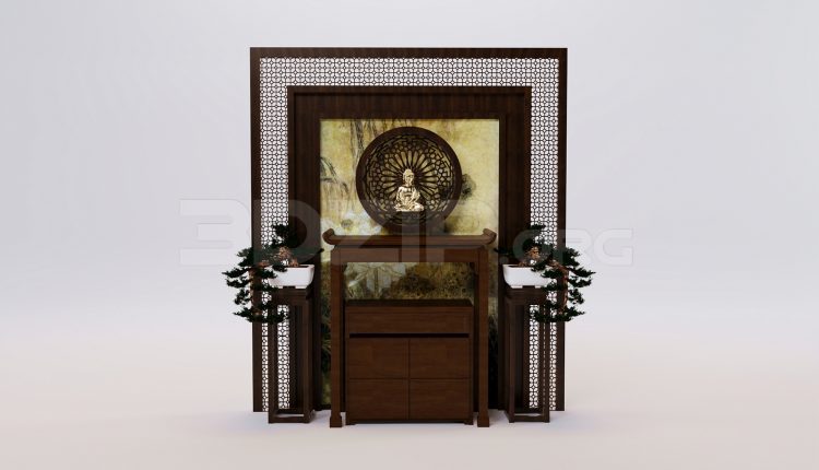 16765. Free 3ds Max Altar Model Download (2)
