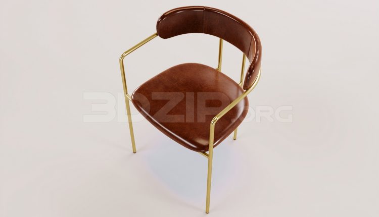 16766. Free 3ds Max Chair Model Download (1)