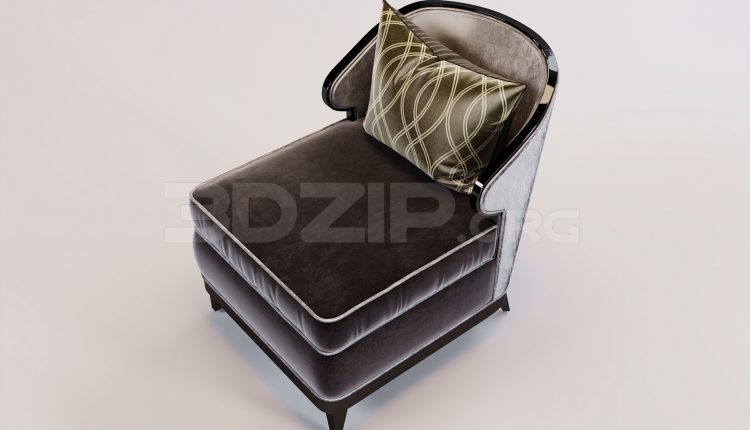 16767. Free 3ds Max Chair Model Download (1)
