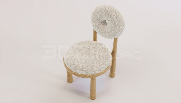 16794. Free 3ds Max Chair Model Download (1)