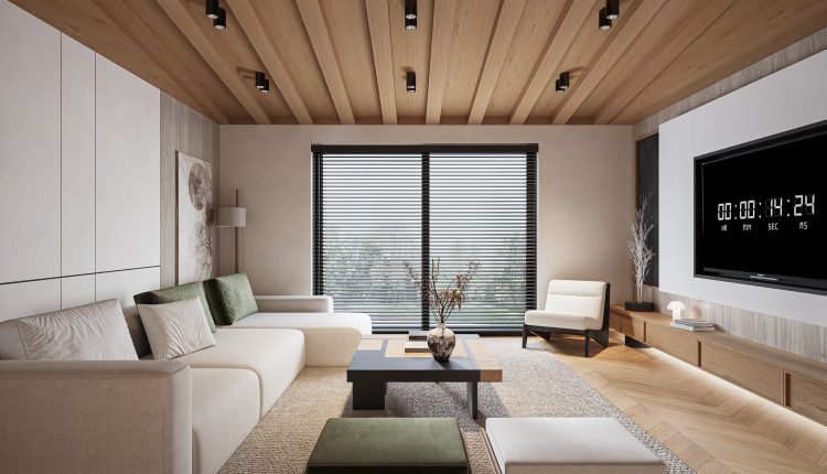 13801. 3ds Max Living Room – Kitchen Interior Model Download By Lai Tuan Hai (2)