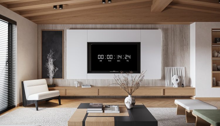 13801. 3ds Max Living Room – Kitchen Interior Model Download By Lai Tuan Hai (7)