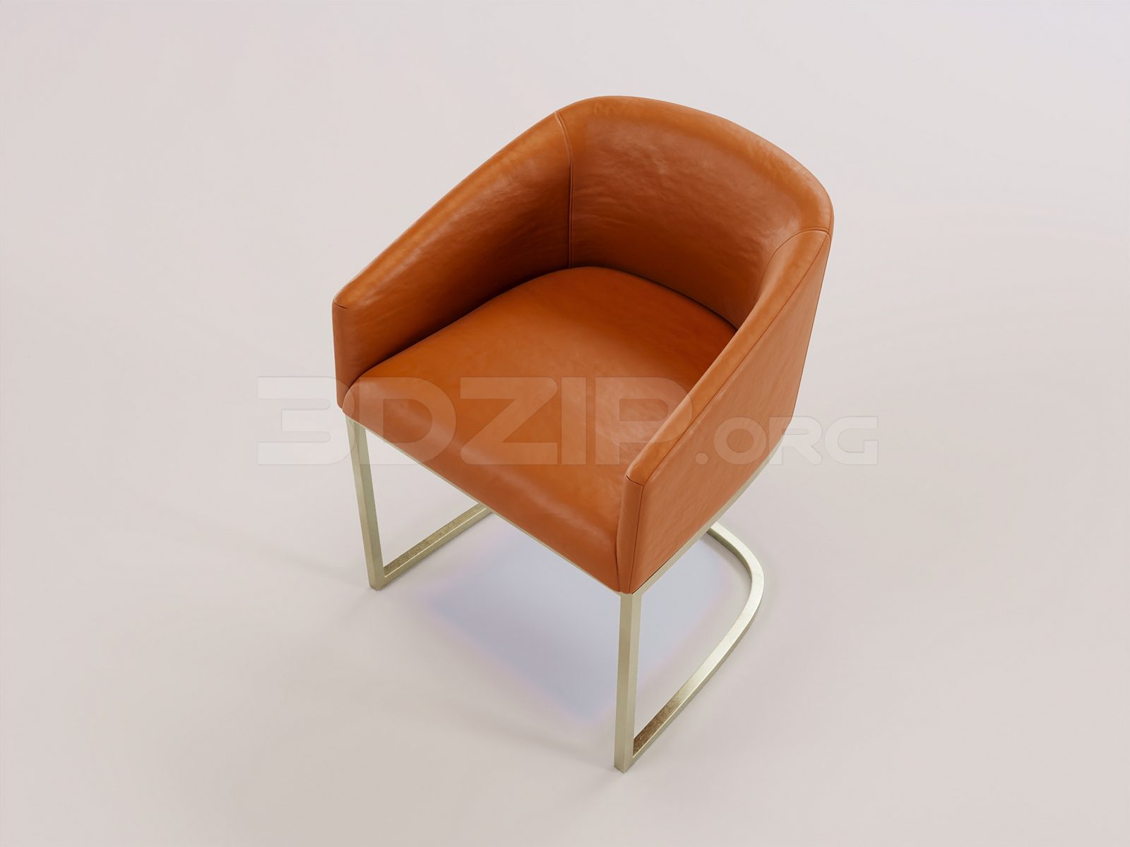 16823. Free 3ds Max Armchair Model Download (1)