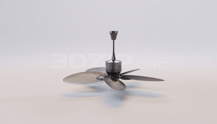 16832. Free 3ds Max Ceiling Fans Model Download (2)