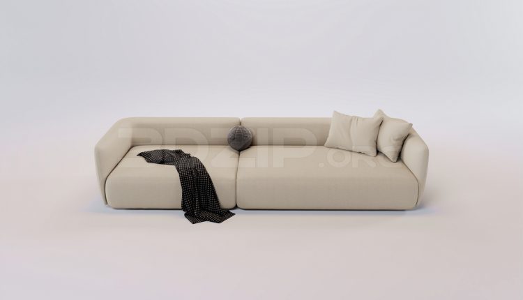 16836. Free 3ds Max Sofa Model Download (2)
