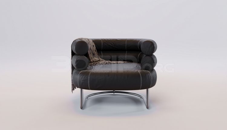 16838. Free 3ds Max Armchair Model Download (2)