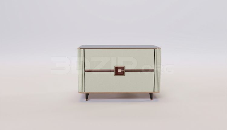 16860. Free 3ds Max Bedside Table Model Download (2)
