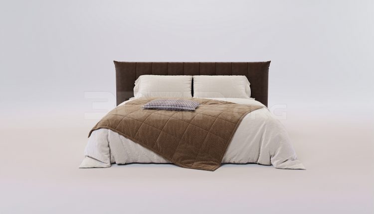 16865. Free 3ds Max Bed Model Download (2)