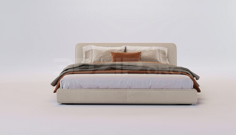 16866. Free 3ds Max Bed Model Download (2)
