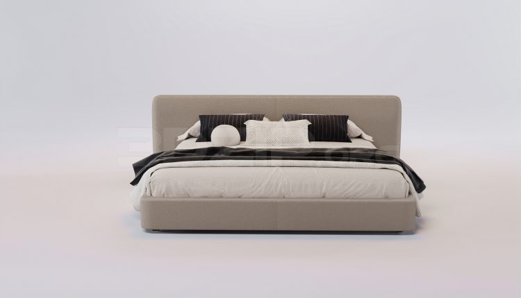 16869. Free 3ds Max Bed Model Download (2)
