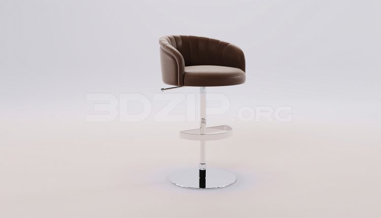 16890. Free 3ds Max Bar Stool Model Download (2)