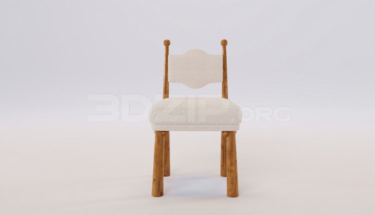16903. Free 3ds Max Chair Model Download (1)