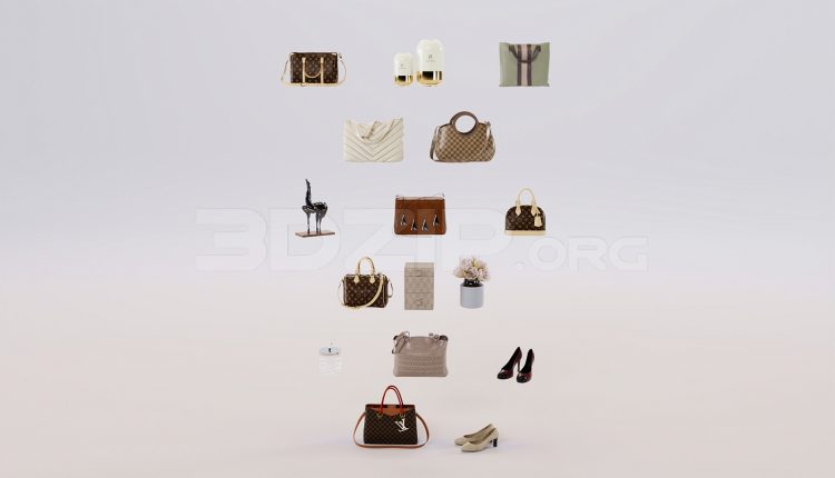 16913. Free 3ds Max Fashion Shop Model Download (1)