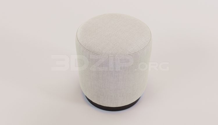 16919. Free 3ds Max Stool Model Download (2)