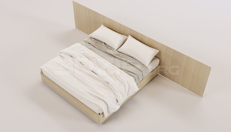 16920. Free 3ds Max Bed Model Download (2)