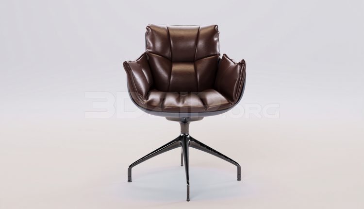16938. Free 3ds Max Office Chair Model Download (1)