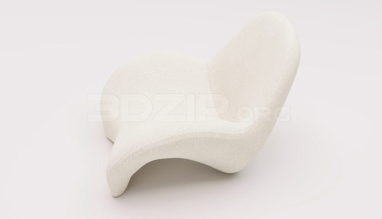 16961. Free 3ds Max Chair Model Download (1)