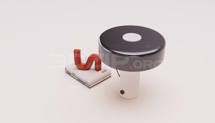16989. Free 3ds Max Table Lamp Model Download (1)