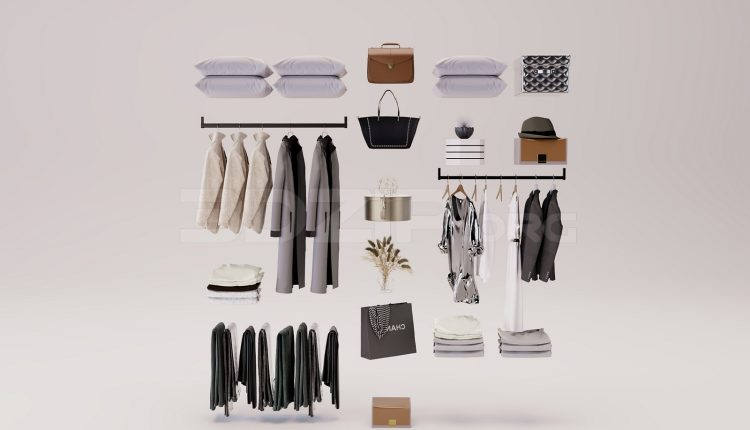 16992. Free 3ds Max Fashion Shop Model Download (2)