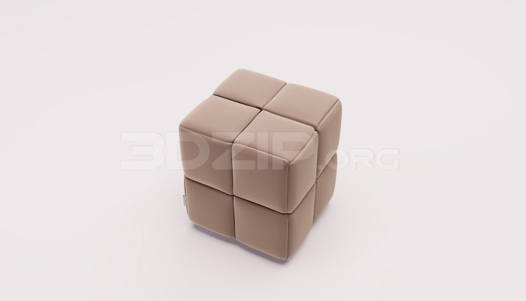 17009. Free 3ds Max Stool Model Download (1)