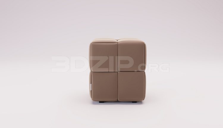 17009. Free 3ds Max Stool Model Download (2)